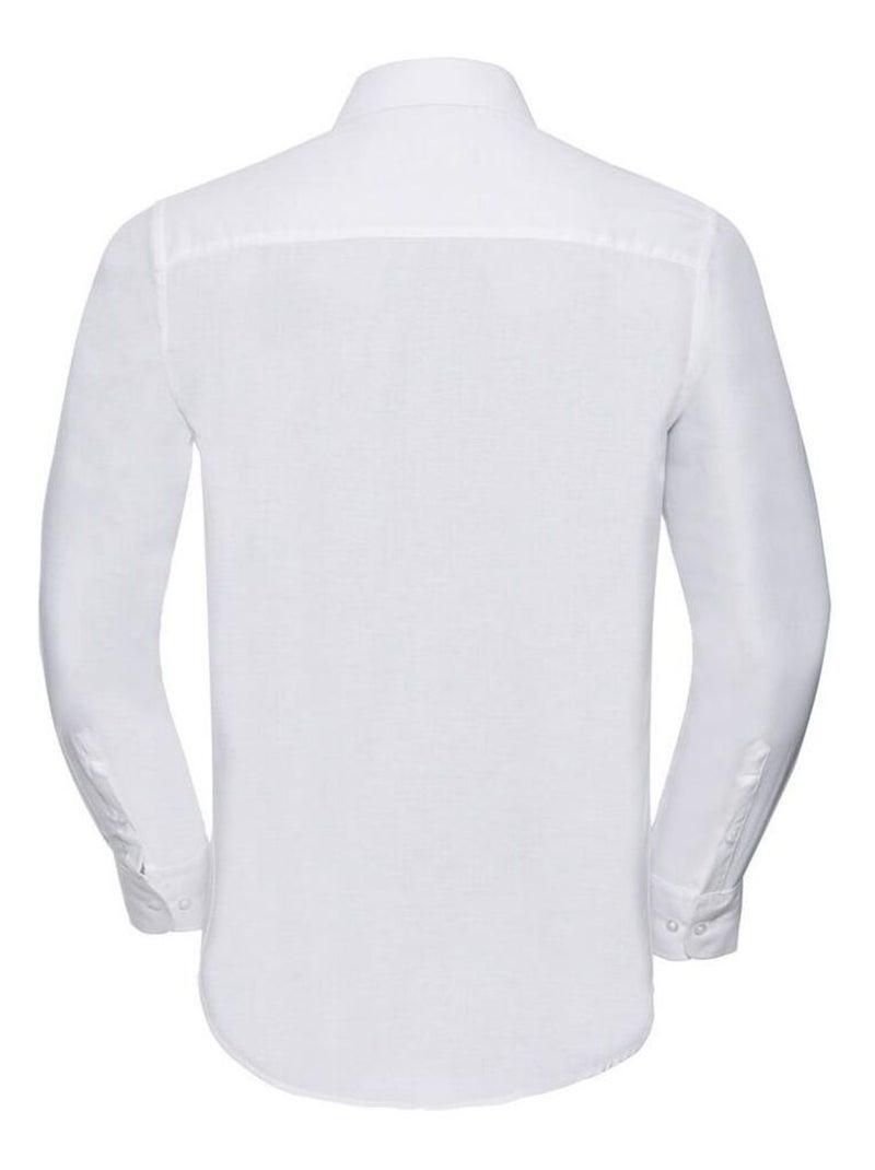 Russell - Chemise manches longues Blanc - Kiabi