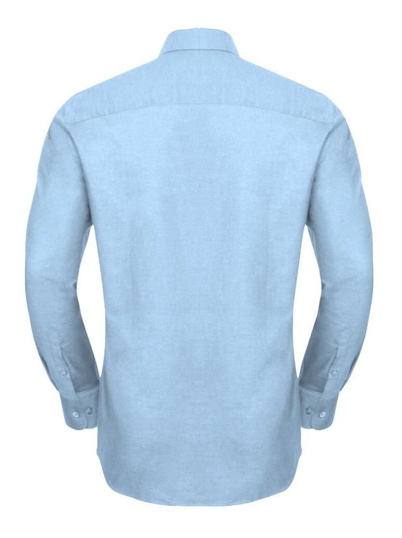 Russell - Chemise manches longues Bleu clair - Kiabi