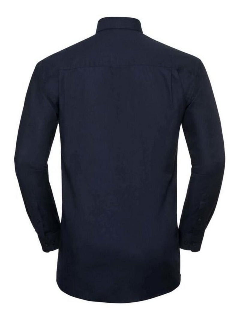Russell - Chemise manches longues Bleu marine - Kiabi