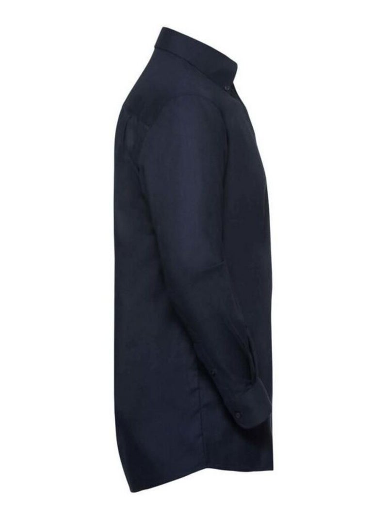 Russell - Chemise manches longues Bleu marine - Kiabi