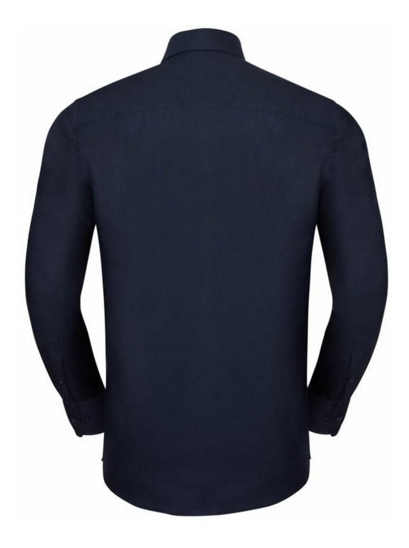Russell - Chemise manches longues Bleu marine - Kiabi