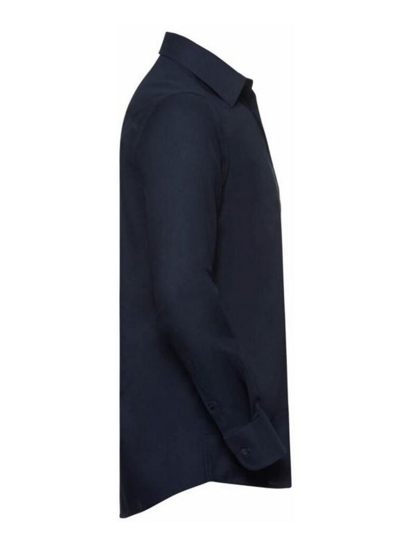 Russell - Chemise manches longues Bleu marine - Kiabi