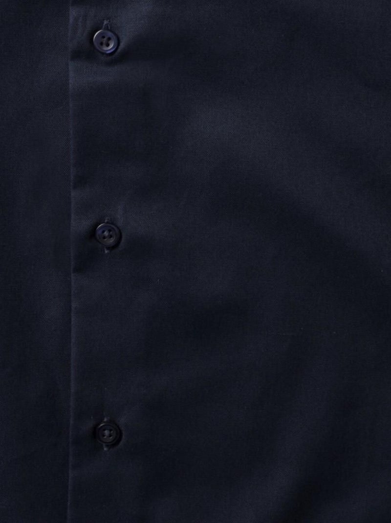 Russell - Chemise manches longues Bleu marine - Kiabi