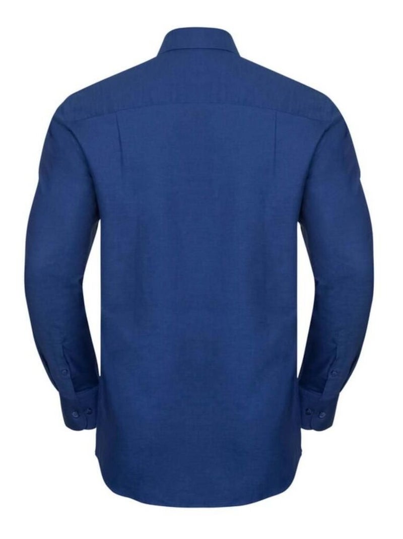 Russell - Chemise manches longues Bleu roi - Kiabi