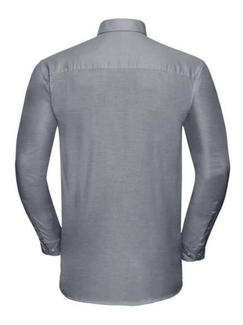 Russell - Chemise manches longues Gris - Kiabi
