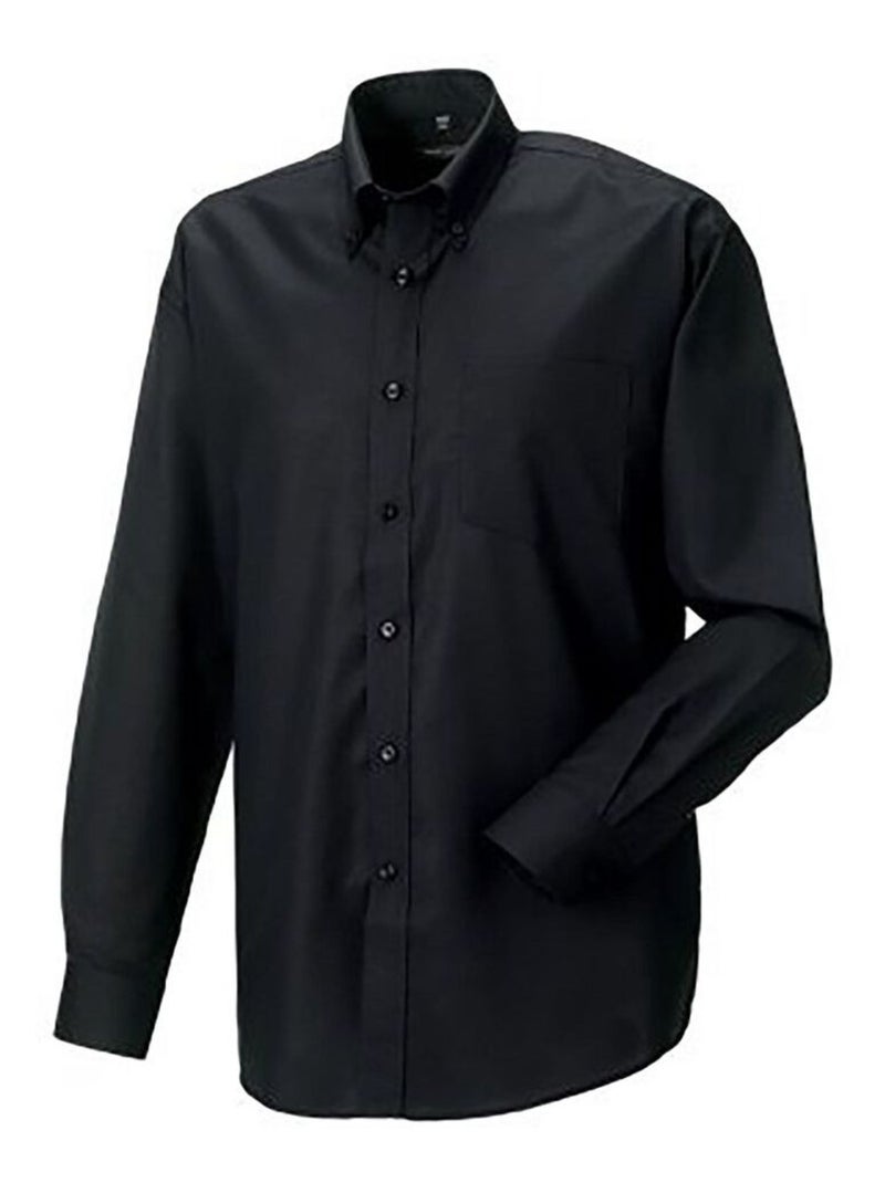 Russell - Chemise manches longues Noir - Kiabi
