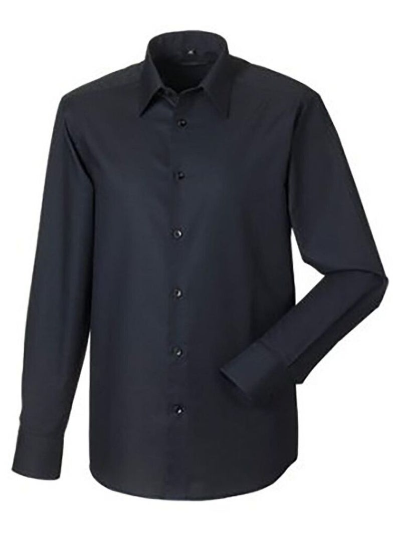 Russell - Chemise manches longues Noir - Kiabi