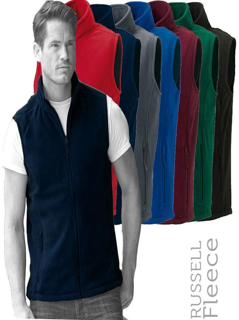Russell - Gilet polaire sans manches Bleu marine - Kiabi