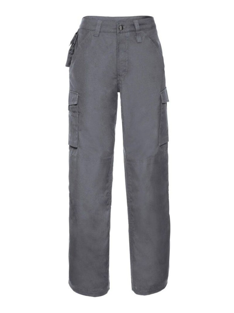 Russell - Pantalon de travail robuste, coLà-Haute régulière Gris - Kiabi