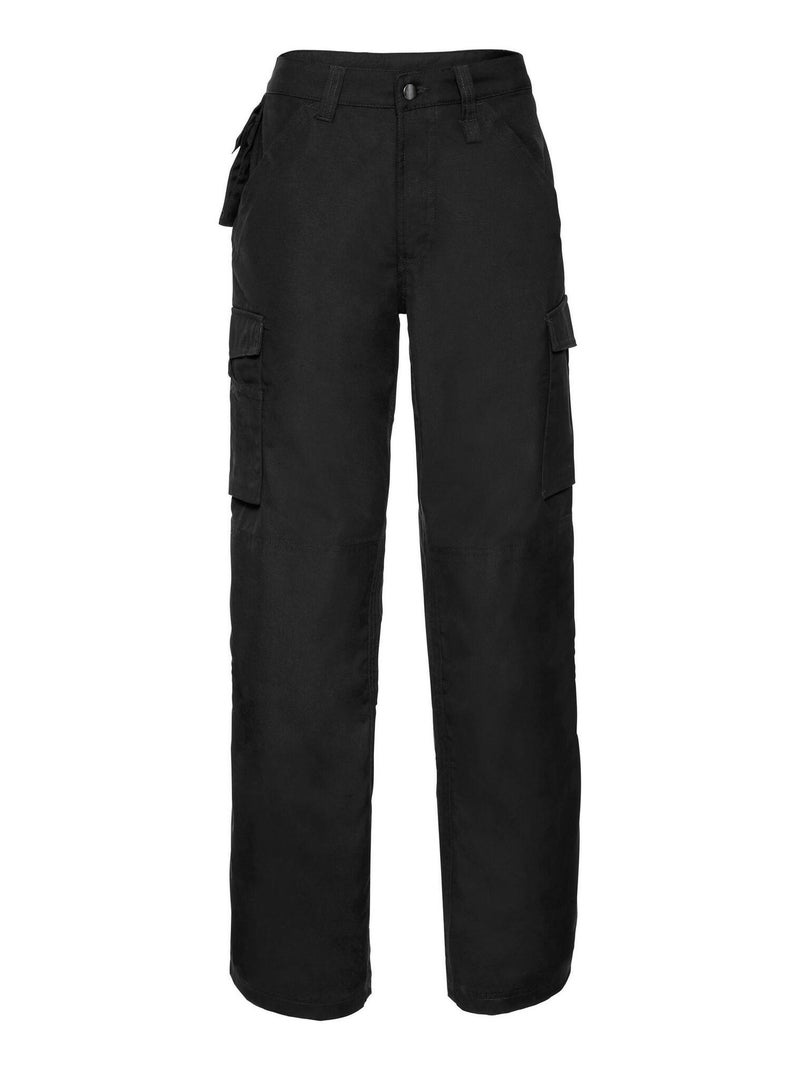 Russell - Pantalon de travail robuste, coupe longue Noir - Kiabi