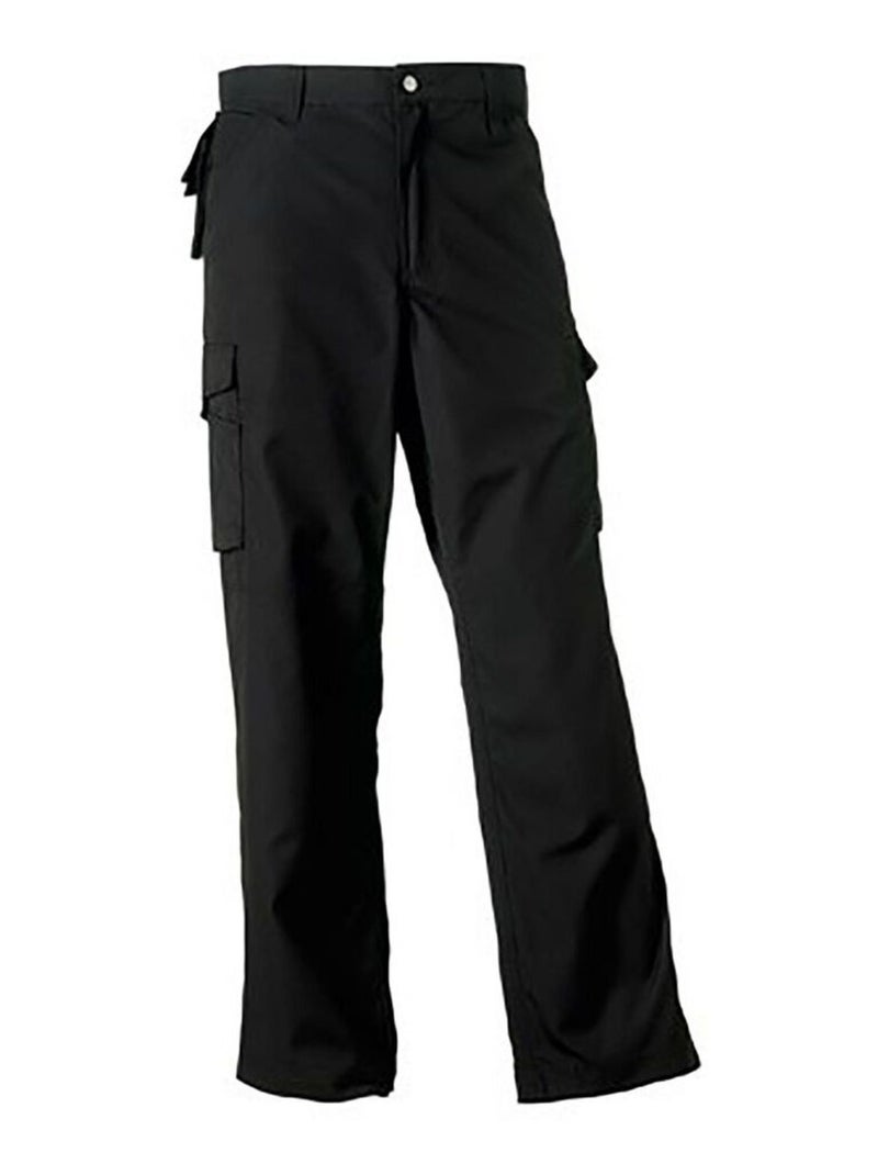 Russell - Pantalon de travail robuste, coupe régulière Noir - Kiabi