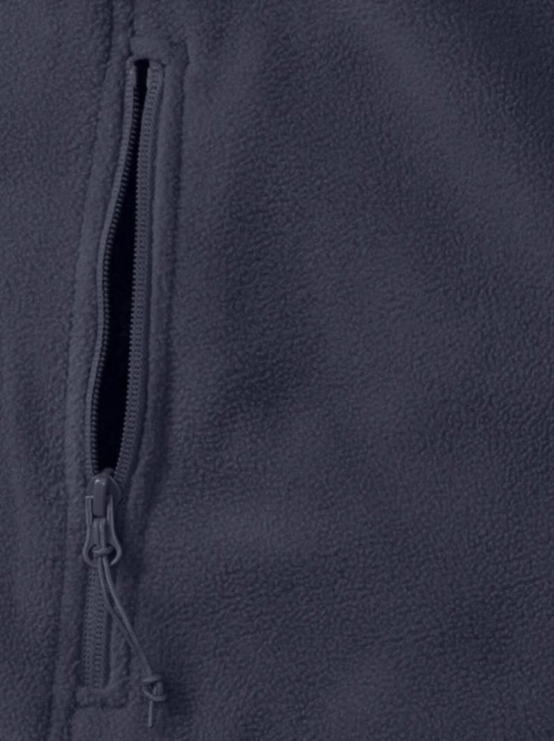 Russell - Polaire à fermeture zippée Bleu marine - Kiabi