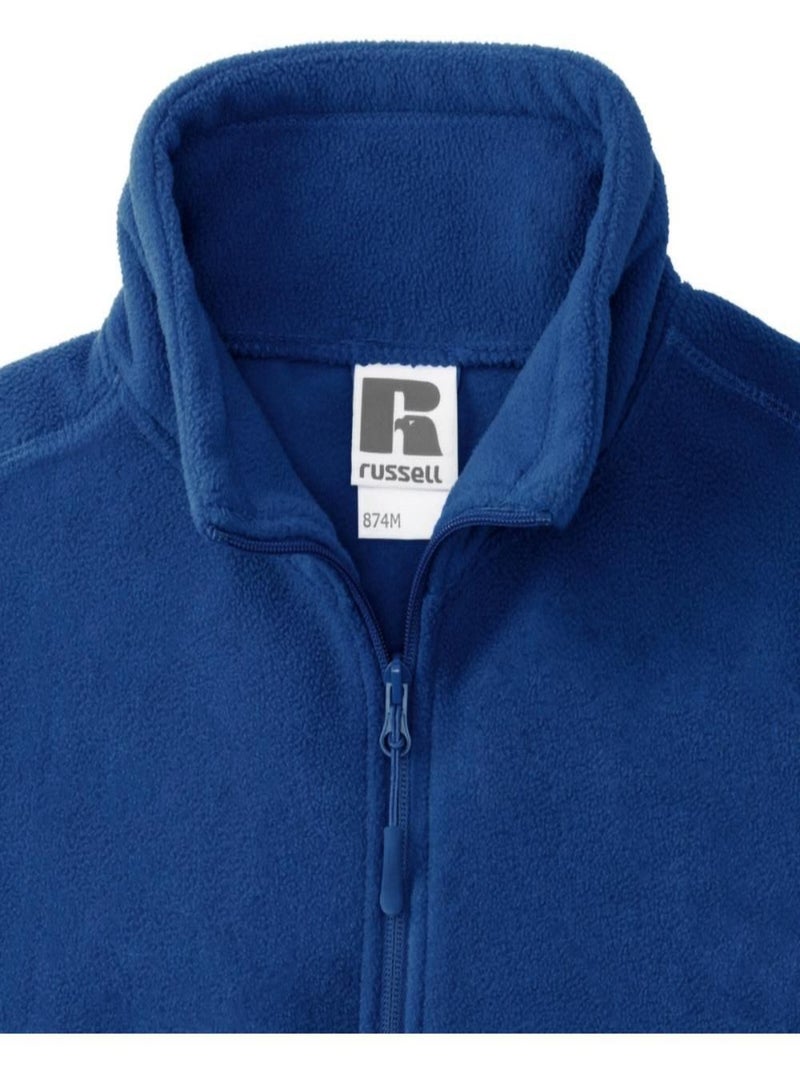 Russell - Polaire à fermeture zippée Bleu roi - Kiabi