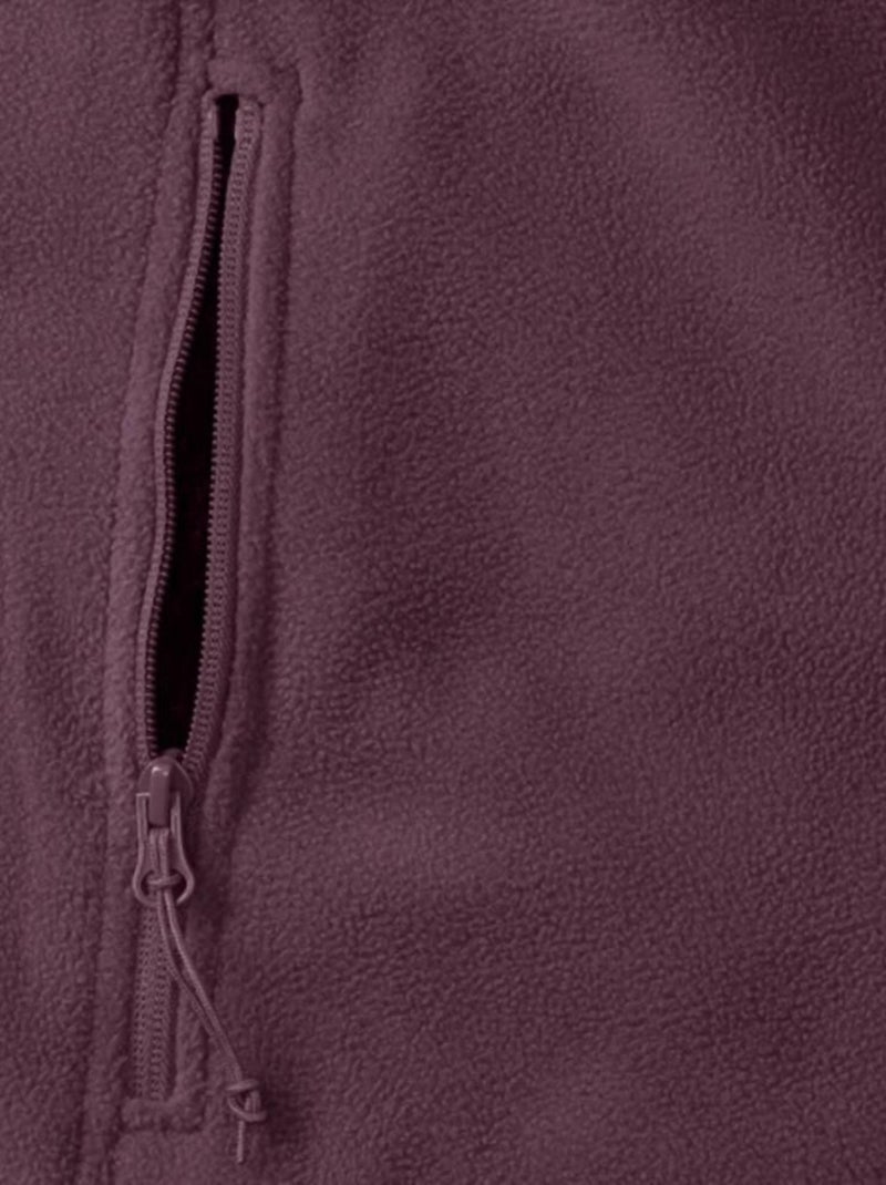 Russell - Polaire à fermeture zippée Bordeaux - Kiabi
