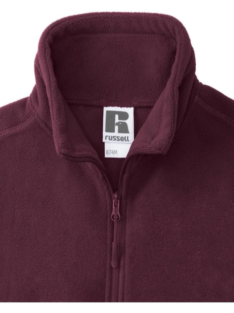 Russell - Polaire à fermeture zippée Bordeaux - Kiabi