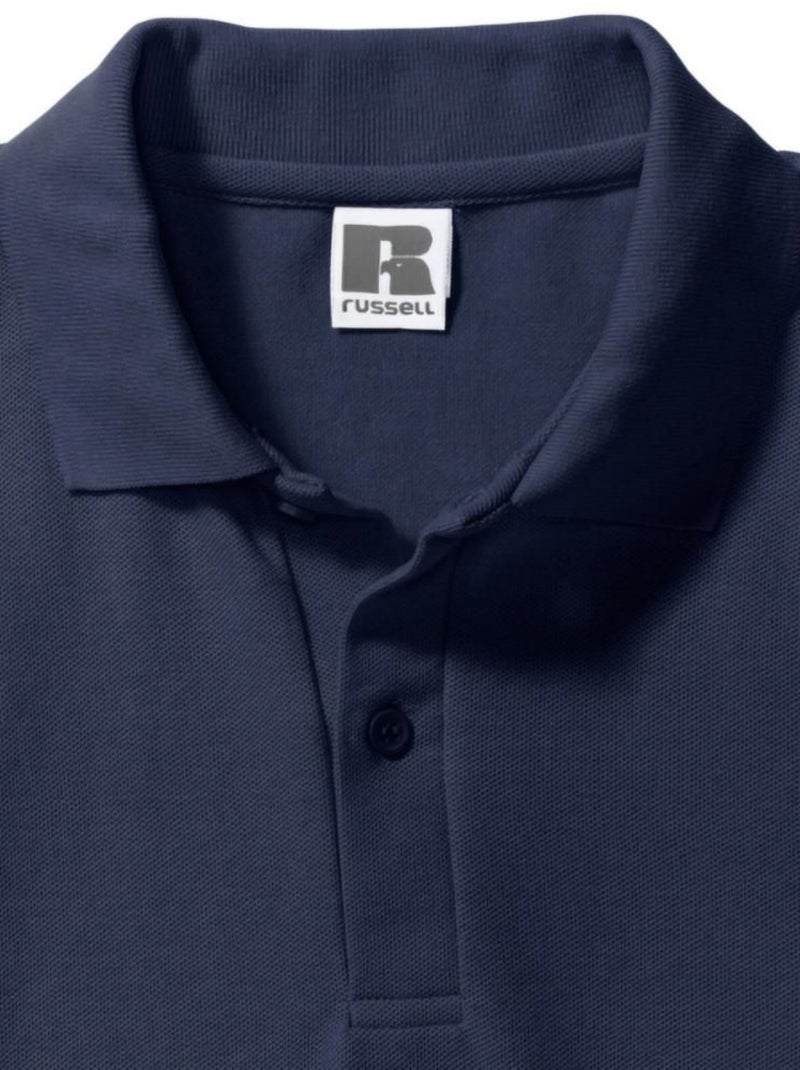 Russell - Polo à manches courtes Bleu marine - Kiabi