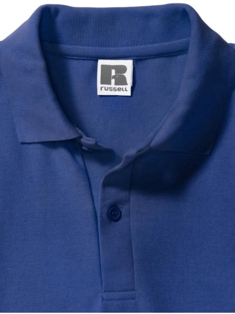 Russell - Polo à manches courtes Bleu roi - Kiabi