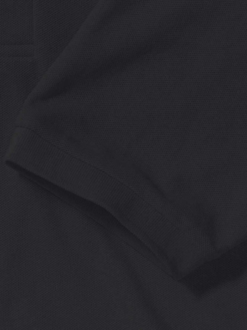 Russell - Polo à manches courtes Noir - Kiabi