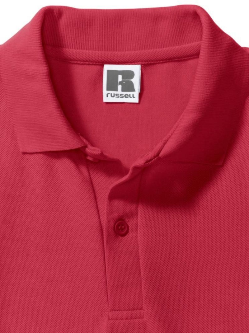 Russell - Polo à manches courtes Rouge - Kiabi