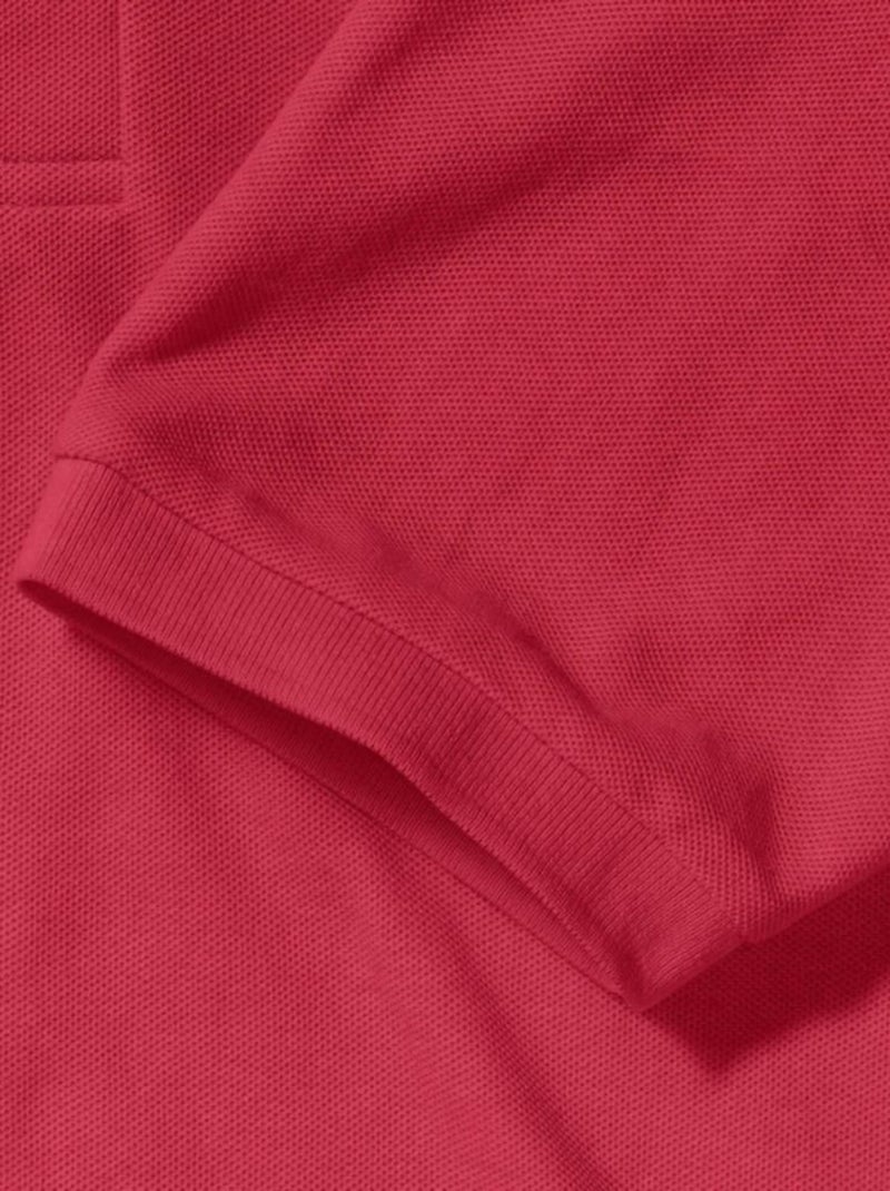 Russell - Polo à manches courtes Rouge - Kiabi