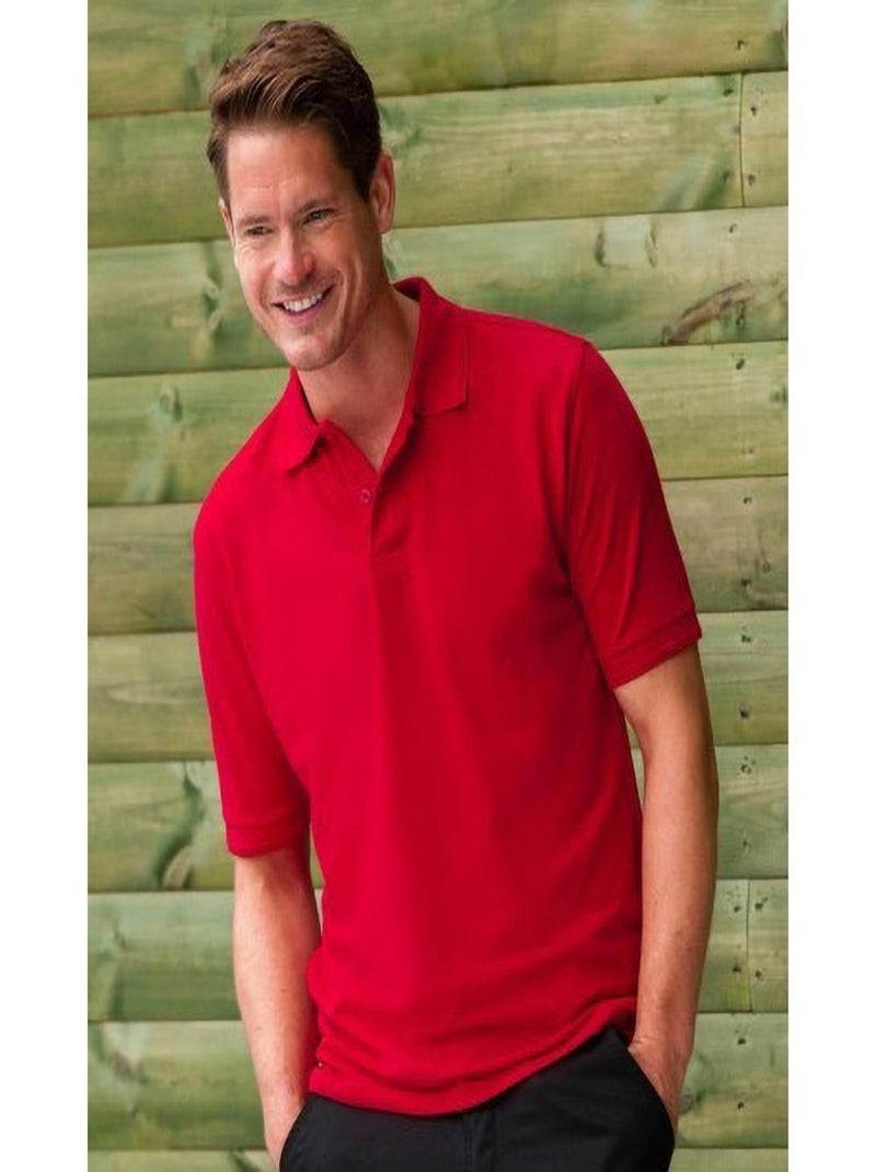 Russell - Polo à manches courtes s Rouge clair - Kiabi