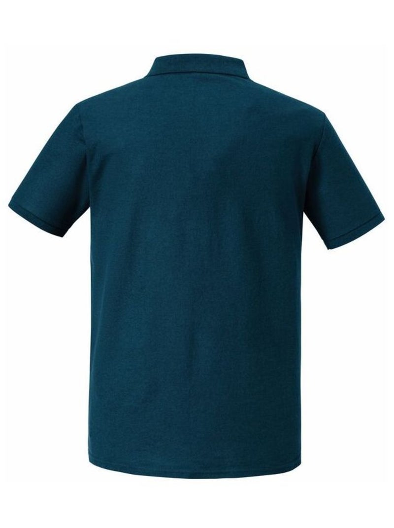 Russell - Polo AUTHENTIC Bleu pétrole - Kiabi