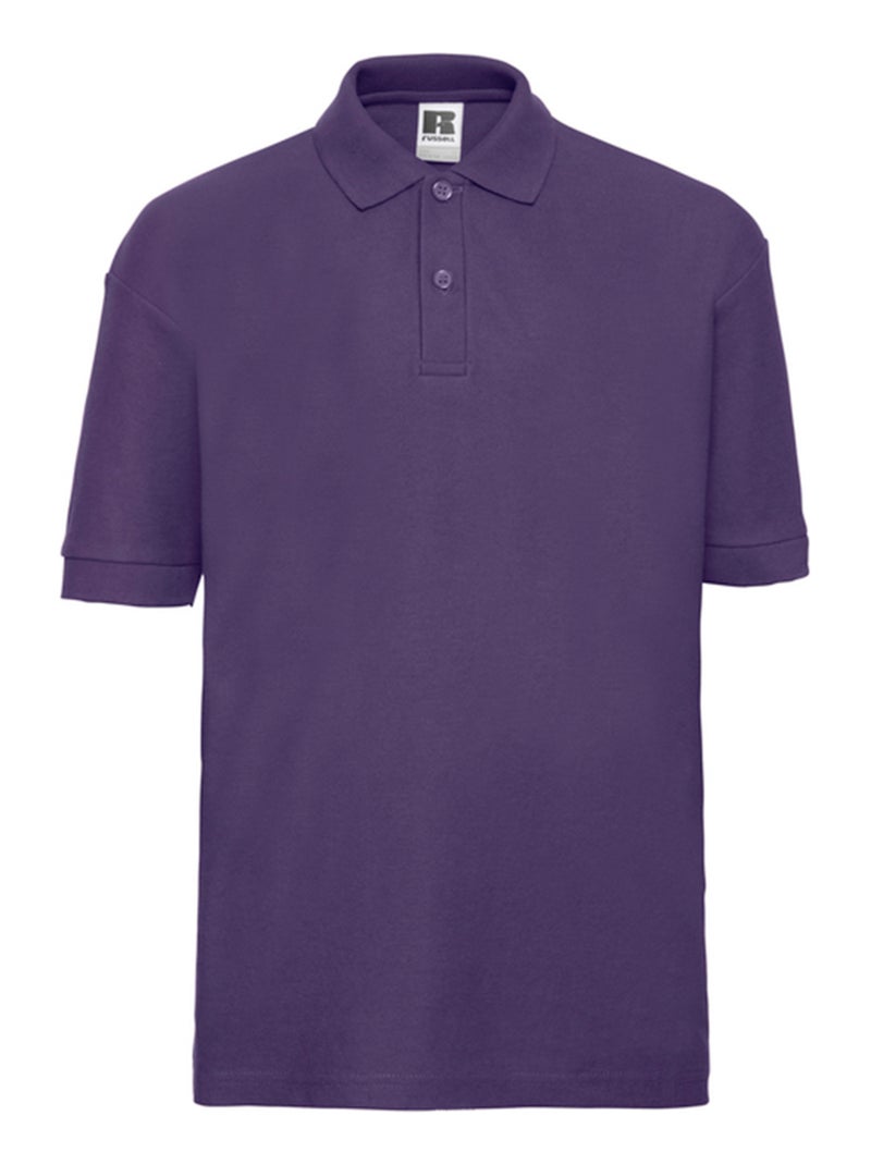 Russell - Polo CLASSIC Violet - Kiabi