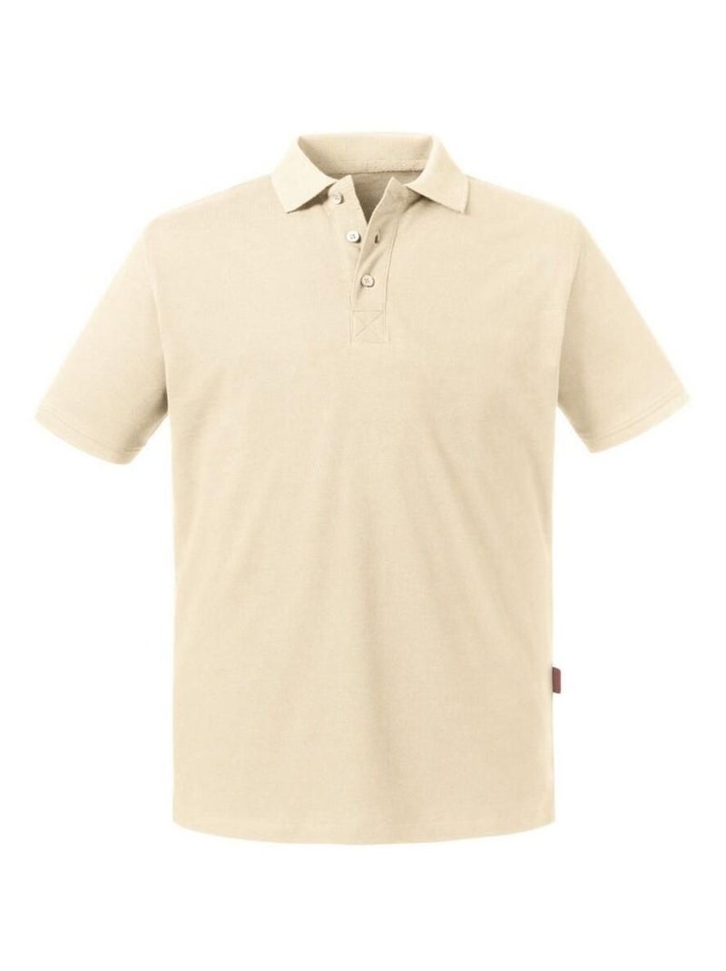 Russell - Polo manches courtes Beige - Kiabi