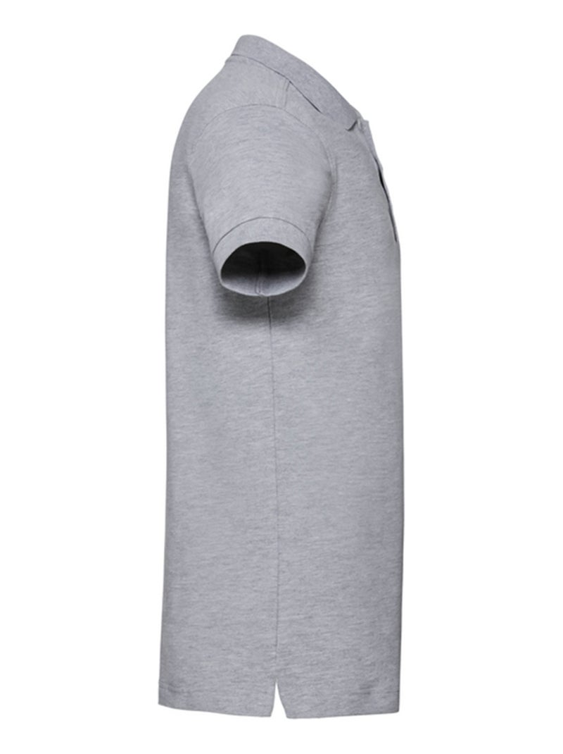 Russell - Polo motif/style Chiné Gris tourterelle - Kiabi