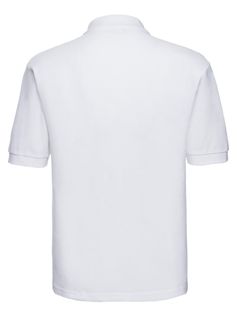 Russell - Polo motif/style uni AUTHENTIC ECO Blanc - Kiabi
