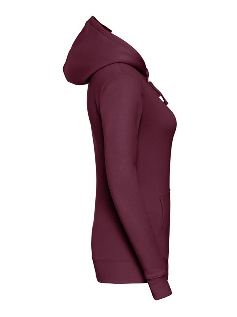 Russell - Sweat à capuche AUTHENTIC Bordeaux - Kiabi