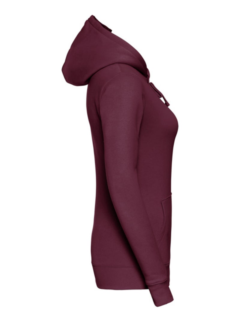 Russell - Sweat à capuche AUTHENTIC Bordeaux - Kiabi