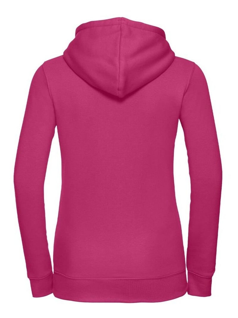 Russell - Sweat à capuche AUTHENTIC Rose fushia - Kiabi