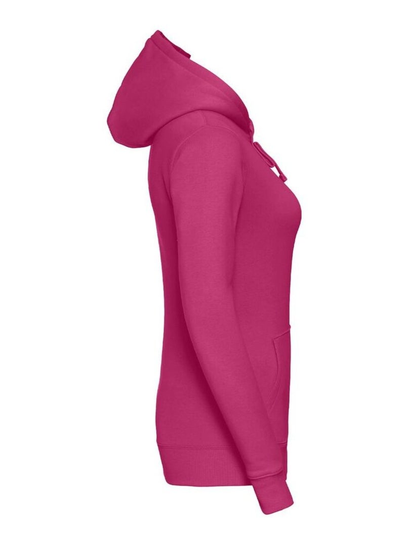 Russell - Sweat à capuche AUTHENTIC Rose fushia - Kiabi