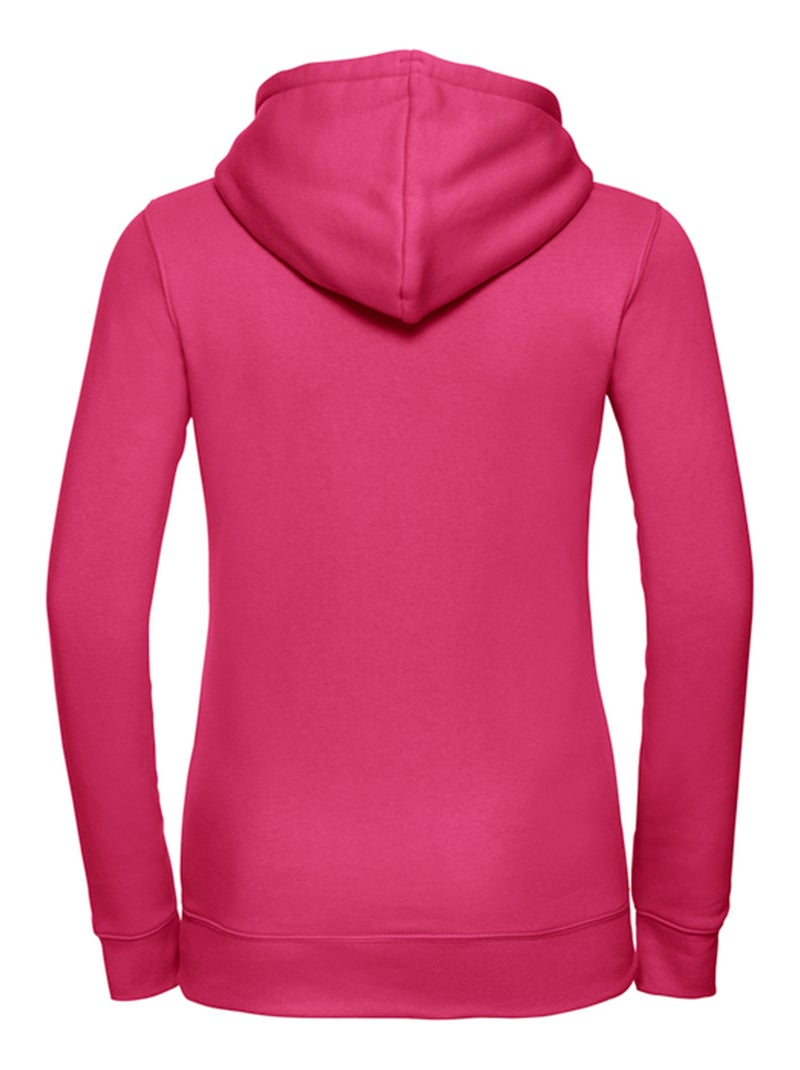 Russell - Sweat à capuche AUTHENTIC Rose fushia - Kiabi