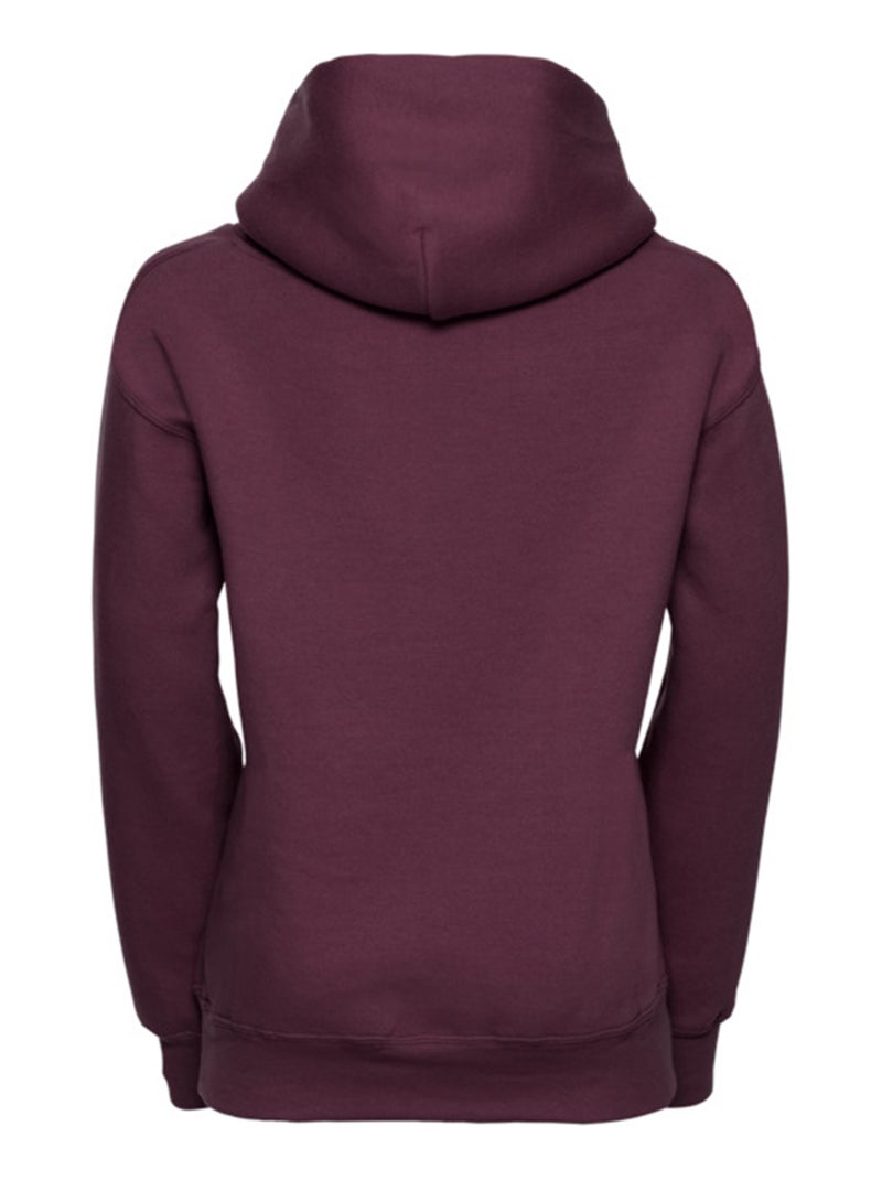 Russell - Sweat à capuche Bordeaux - Kiabi