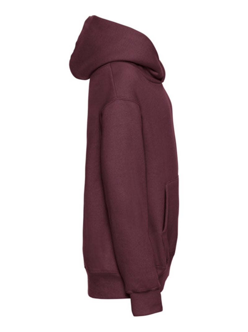 Russell - Sweat à capuche Bordeaux - Kiabi