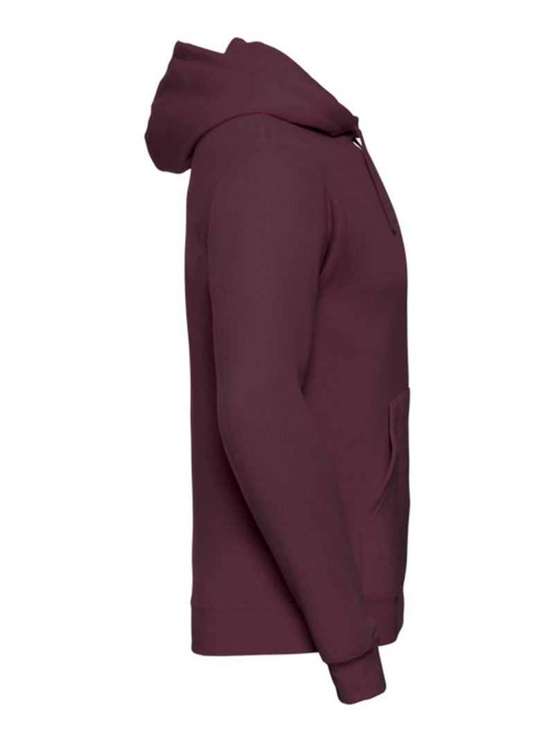 Russell - Sweat à capuche Bordeaux - Kiabi