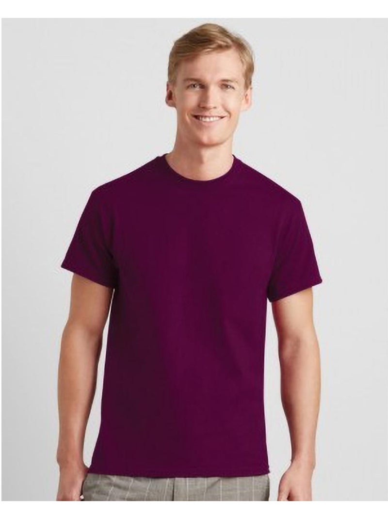 Russell - t-shirt à manches courtes - jerzees colours Bordeaux - Kiabi