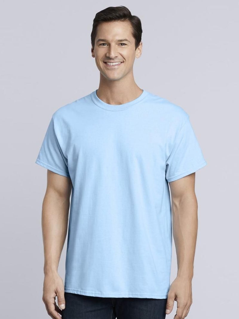 Russell - T-shirt à manches courtes Bleu ciel - Kiabi