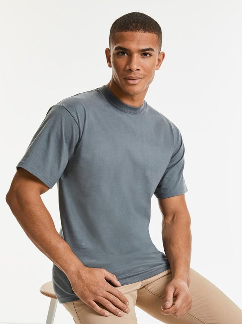 Russell - T-shirt à manches courtes Gris - Kiabi