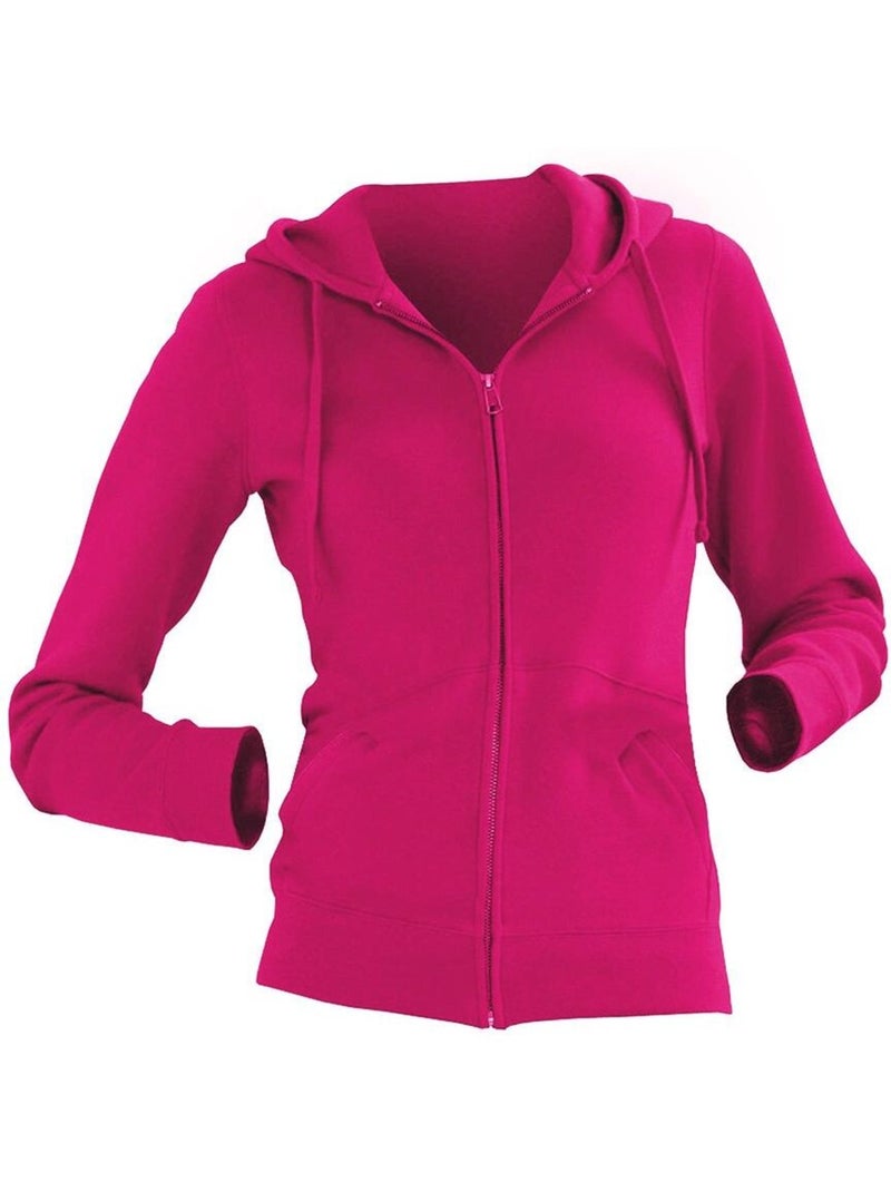 Russell - Veste à capuche AUTHENTIC Rose fushia - Kiabi