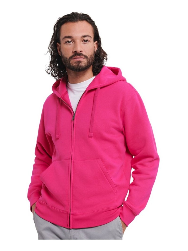 Russell - Veste à capuche AUTHENTIC Rose fushia - Kiabi