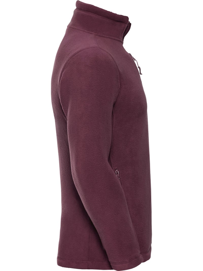 Russell - Veste polaire extérieur Bordeaux - Kiabi