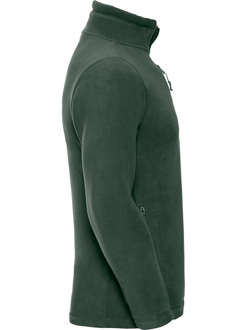 Russell - Veste polaire extérieur Vert bouteille - Kiabi