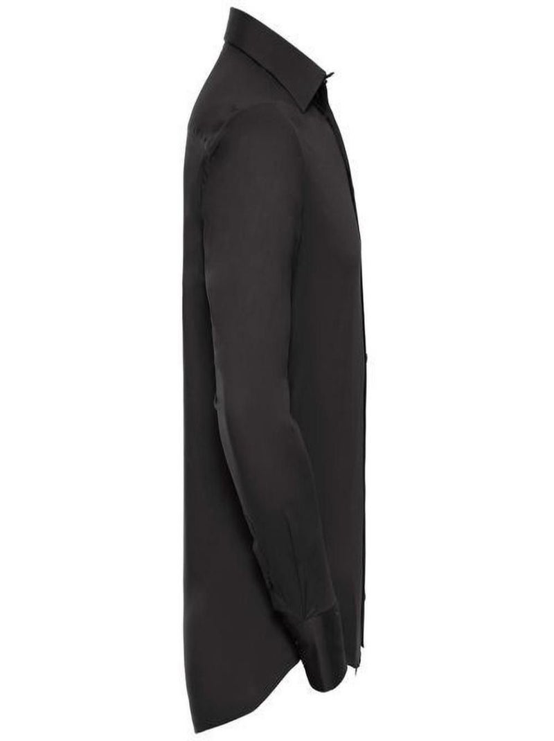 Russell Collection - Chemise à manches longues Noir - Kiabi
