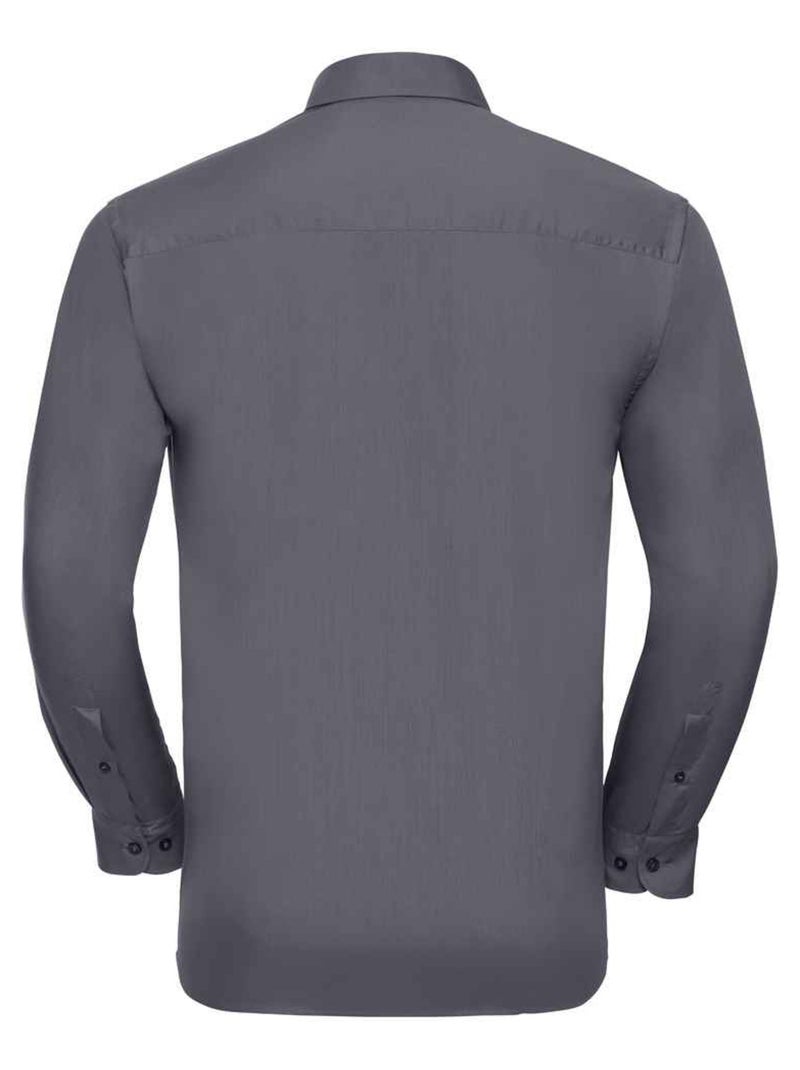 Russell Collection - Chemise CLASSIC Gris foncé - Kiabi