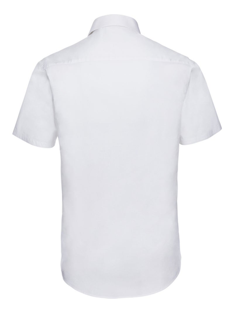 Russell Collection - Chemise manches courtes Blanc - Kiabi