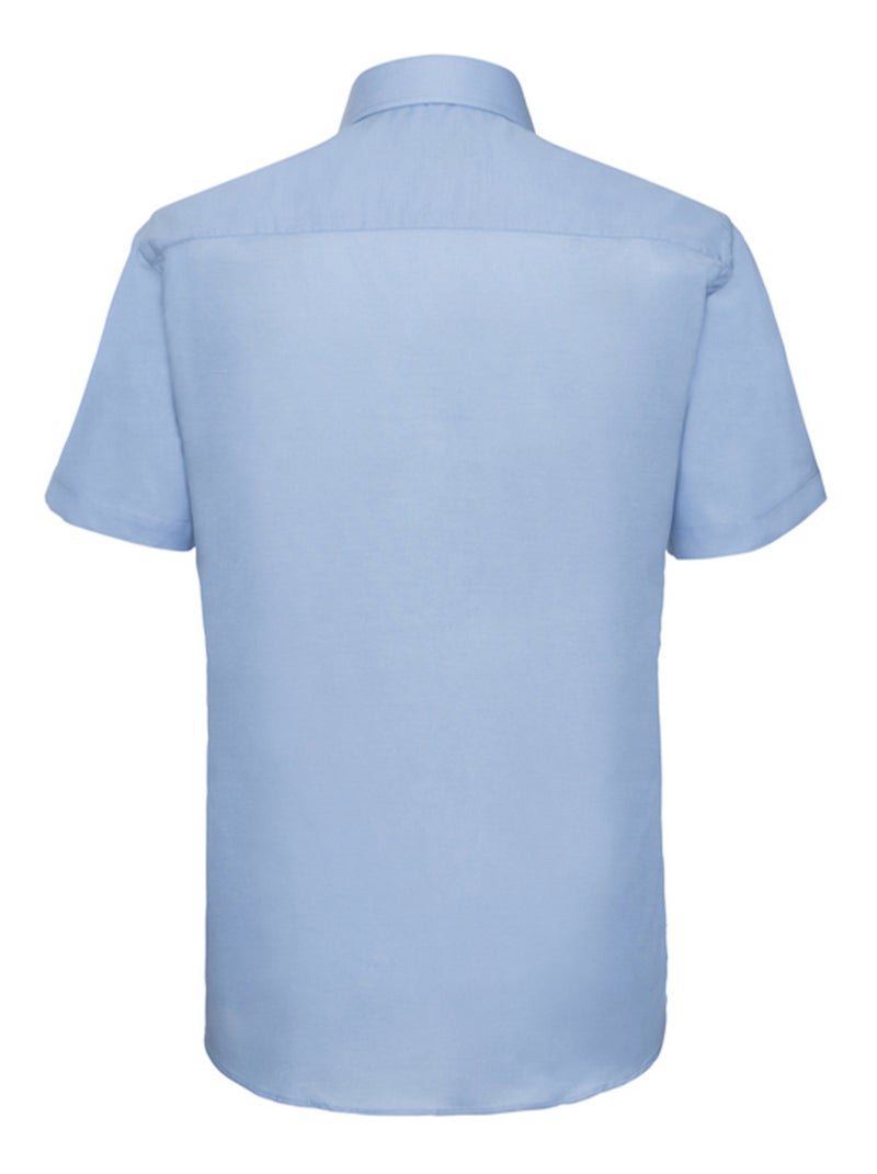 Russell Collection - Chemise manches courtes Bleu - Kiabi