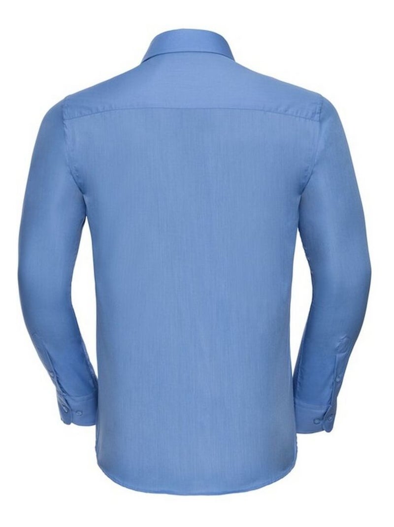 Russell Collection - Chemise manches longues Bleu - Kiabi